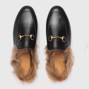 Aro Lora Rabbit Fur Lined Mules